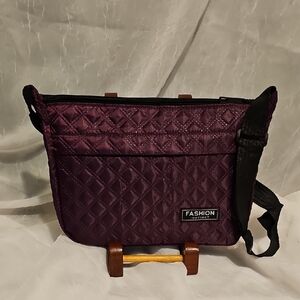 Quilted Purple Mini Bag